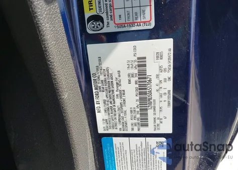 2010 Ford Shelby Gt500 из США, поврежденный, VIN 1ZVBP8JS0A5170671